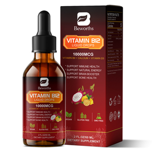 ビューウォース エナジーブースト メチルコバラミン ビタミン<span class=keywords><strong>B12</strong></span> 液体 60ml ビタミン<span class=keywords><strong>B12</strong></span>複合液滴 - Product Image 1