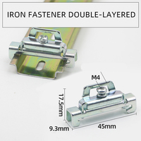 Support de fixation d'extrémité pour bornier sur rail DIN E/UK, embout de fixation, pince d'extrémité
