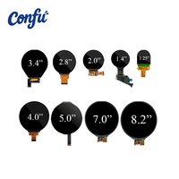 شاشة LCD دائرية مخصصة من CONFU طراز H0146Y003 TL015WVC01-H1650A HSD015GPF2-900002-PX HSD015BPF1-C00-N00 HSD015NPF2-C00 E1434AC31.B