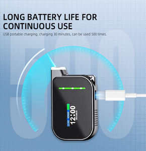 Caminhão comercial personalizado Bafômetro Kit Portátil Fuel Cell Sensor Precisão <span class=keywords><strong>Alcohol</strong></span> <span class=keywords><strong>Tester</strong></span> Lithium 48hr Bateria Recarregável - Product Image 2