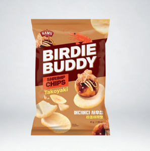 BIRDIE BUDDY Chips de Camarón con Sabor a Takoyaki, Condimento Dulce y Sabroso para Okonomiyaki, Aroma Rico a Camarón, Snack Envasado Individualmente, OEM - Product Image 5