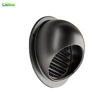 Lishine – Cache de ventilation CVC en acier inoxydable, durable, facile à installer, design industriel moderne, réglable, couleur personnalisable