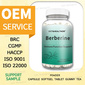 OEM Berberine 500mg Capsules 120 Capsules Personnalisé Marque Privée Approvisionnement En Vrac quantité minimale de commande 1000 PCS - Product Image 2