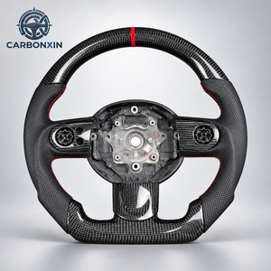 Volante de Cuero y Fibra de Carbono para Mini Cooper JCW R56 F56 F54 F55 F60, para los Modelos 2013-2022 - Product Image 1