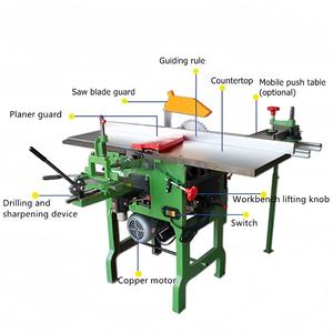 Máquina <span class=keywords><strong>de</strong></span> carpintería <span class=keywords><strong>de</strong></span> combinación multifunción, <span class=keywords><strong>cepilladora</strong></span> <span class=keywords><strong>de</strong></span> <span class=keywords><strong>madera</strong></span> <span class=keywords><strong>de</strong></span> cara lisa para tablero <span class=keywords><strong>de</strong></span> muebles, nueva y <span class=keywords><strong>usada</strong></span>, 220V - Product Image 3