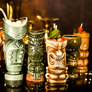 Tazas Tiki al por Mayor para Bar de Cócteles, Diseños Únicos, Tazas Tiki Hawaianas, Tazas de Cerámica - Product Image 5