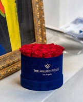 Boîte à fleurs décorative géante personnalisée avec logo noir en feuille métallisée, tube rond énorme pour roses éternelles, cadeaux de la Saint-Valentin, boîte à chapeau extra-géante