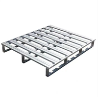 Palette en acier galvanisé robuste de taille européenne pour chariot élévateur, avec poutre réglable, capacité 2000-3500 kg, pour stockage en entrepôt