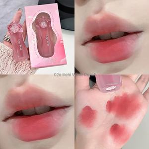 Gege Bear Crème à lèvres veloutée effet mat illuminateur facile à appliquer <span class=keywords><strong>Produit</strong></span> national Rouge à lèvres pour étudiants Maquillage Taille standard - Product Image 4