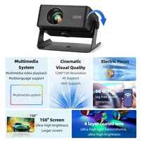 Proyector Android LED 4K 3D Portátil 1080P con WIFI y Altavoz para Cine en Casa, Teléfono, Smart TV, A32 Pro