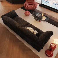 Canapé modulable électrique Timberight Italie 3 places en tissu mélangé beige moderne pour salon, hôtel/villa
