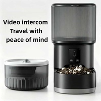 Comedero Inteligente con Control Remoto por Video y Temporizador, de Acero Inoxidable y Gran Capacidad, Compatible con Aplicaciones