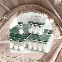 Poudre lyophilisée de peptide de cuivre bleu GHK Cu50 à 99 %, matière première cosmétique pour les soins de la peau