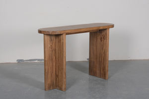 <span class=keywords><strong>Table</strong></span> <span class=keywords><strong>console</strong></span> en bois massif au design moderne, convertible pour l'entrée, l'hôtel, l'atelier ou le salon, meuble pour la maison - Product Image 5