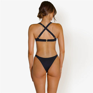 Maillots de bain 2 pièces avec <span class=keywords><strong>soutien</strong></span>-<span class=keywords><strong>gorge</strong></span> intégré, tendance actuelle, push-up, pour la plage, les sports, le volleyball, avec armatures - Product Image 2