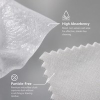 Kit d'installation professionnel de nettoyants d'écran jetables en gros avec chiffon en microfibre, lingette humide, absorbeur de poussière, raclette et carte carrée