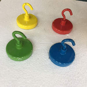 ตะขอแม่เหล็กนีโอดิเมียมแรงดึงสูงแข็งแรงไม่ทิ้งร่องรอยสีสันสดใส - Product Image 6