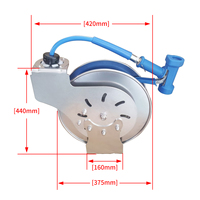 Pistolet à eau en acier inoxydable pour cuisine commerciale, robinet de pulvérisation à haut débit, ressort rétractable, enrouleur de tuyau de pré-rinçage pour simple