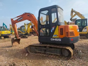Excavadora Usada DOOSAN DH55 de 5 Toneladas, Excavadora Hidráulica de Orugas, Equipo de Construcción Compacto - Product Image 1