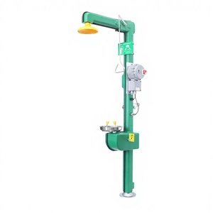 Estación de Lavado de Ojos Compuesta con Calefacción Eléctrica y Regulación de Presión Modelo BTF91 para Uso Químico y de Laboratorio, Resistente a la Corrosión - Product Image 2