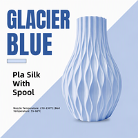 Filament PLA Soie en Gros d'Usine 1.75mm 1kg, Tiges de Filament Plastique pour Imprimante 3D, Consommables d'Impression 3D