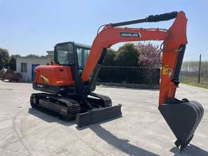 Экскаватор DOOSAN DX60 б/у, колесный, 6 тонн, оригинальные комплектующие, модель 2023 года, ковш 0.3 м³, видеообзор, техника для выдачи отчета - Product Image 2
