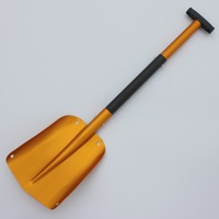 Pelle à neige pliable en aluminium Portable pelle de jardin Scoop sable boue outil de déneigement pour les activités d'urgence et de plein air de voiture