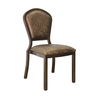 Chaises de salle à manger empilables rustiques vintage style Art Déco, très demandées, pour restaurants hawaïens, bistrots et hôtels