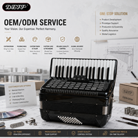 Accordéon à 30 touches et 48 basses, cadre en érable, accordéon à clavier pour débutants, OEM personnalisé