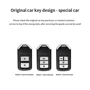 <span class=keywords><strong>Porte</strong></span>-clé de voiture en TPU Silver Edge Auto Remote Protective Car Key Bag Key Fob Case pour <span class=keywords><strong>Honda</strong></span> Accord <span class=keywords><strong>Civic</strong></span> keychain - Product Image 2