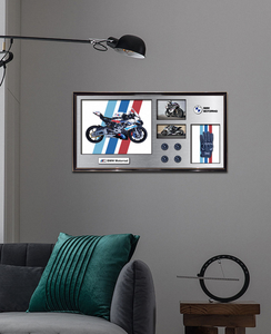 Bán buôn handmade vật liệu composite 3D xe máy đồ chơi sáng tạo tường phòng ăn nghệ thuật - Product Image 3