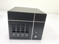 Casing Server Penyimpanan Mini Tower ITX Micro ATX PSU 4-Bay NAS dengan Kipas Senyap untuk Penyimpanan Rumah
