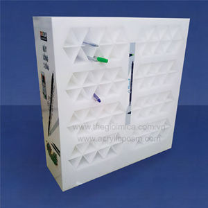 Soporte de exhibición de bolígrafo acrílico transparente de primera calidad Soporte de estante de exhibición Premium personalizado - Product Image 2