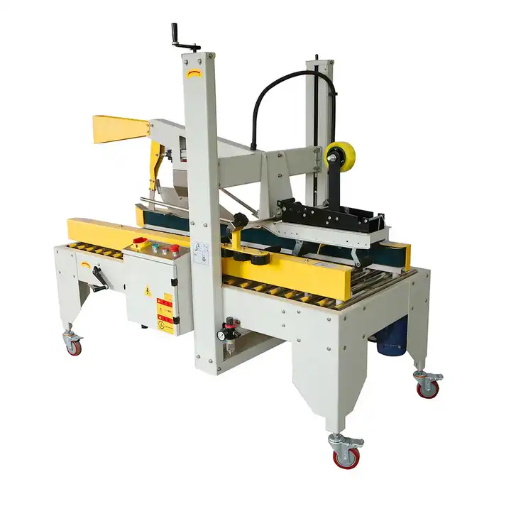 HBAF5050 Full automatic crton box sealer flap tape sealing machine
