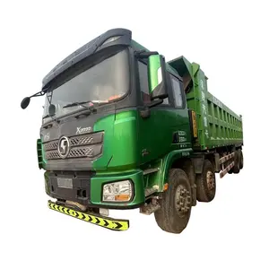 Diesel shacman d'occasion 430hp pour l'ingénierie benne basculante lourde 8x4 benne basculante camions