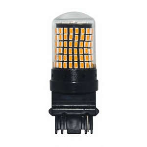 Ampoules XTX Canbus sans erreur T25 3156 P27W 3157 P27/7W 12-24V 144SMD 3014 Chips Rouge DRL Clignotant Frein Marche arrière - Product Image 4