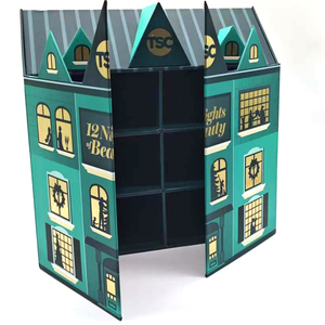 Calendario dell'Avvento Personalizzato di Alta Gamma, Portatile, a 12 Scomparti, Scatola Natalizia Vuota per Cosmetici e Regali con Candele Conto alla Rovescia - Product Image 3
