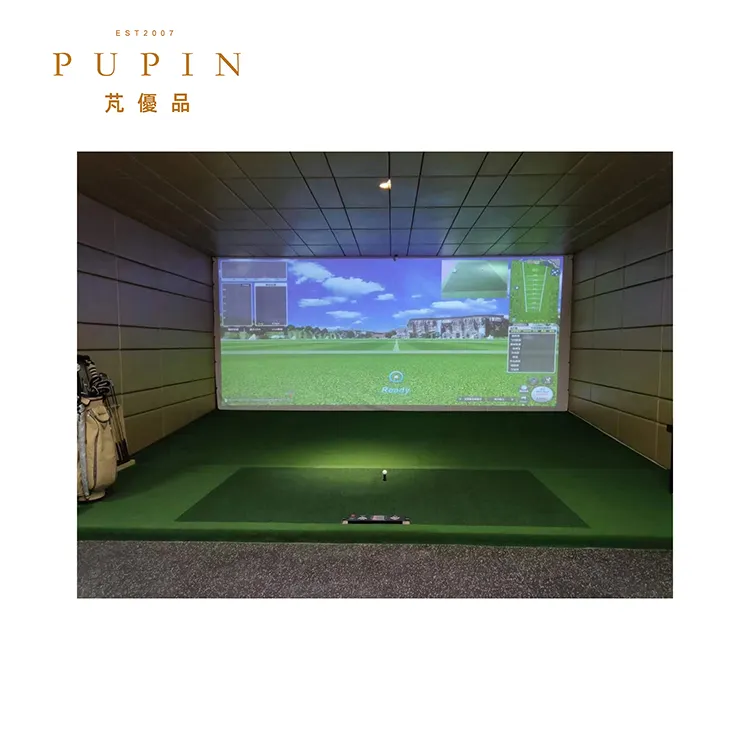 Custom high quality golf wall panel buffer low noise golf simulator room cushion