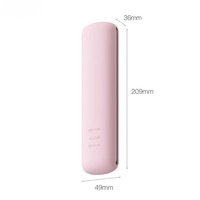 Ensemble de 8 pinceaux de maquillage et de rasage portables en silicone, magnétiques, plats, à poils synthétiques, avec étui de voyage et support à virole pour le corps, les lèvres et le visage