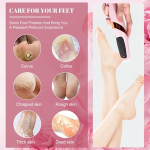 Professional Pedicure Tool Electric Callus Remover Double-Sided LCD Display Dry/Wet Foot Rasp Rechargeable Plastic Dead Foot - Product Image 2