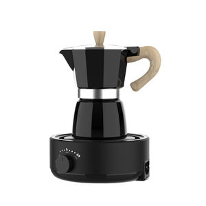 110v 220v Classique Style Italien Moka Pot Simple Valve <span class=keywords><strong>Petite</strong></span> <span class=keywords><strong>Cafetière</strong></span> En Métal avec Ensemble Brassé À La Main pour Un Usage Domestique - Product Image 1