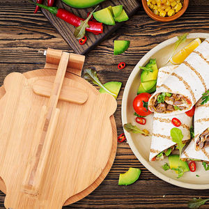 Prensa Giratoria de Bambú para Tortillera Mexicana Casera, Roti, Chapati, <span class=keywords><strong>Taco</strong></span>, Pataconera, Burritos y Masa - Product Image 5