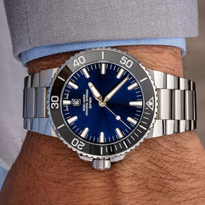 Moda lüks oem saatler erkekler bilek marka Dropshipping özel Logo su geçirmez erkek otomatik dalış kayış izle lüks - Product Image 1