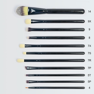 Juego de Brochas de Maquillaje de Cerdas Suaves y Densas, Kit de Brochas Cosméticas Profesionales para Rostro Completo y Ojos - Product Image 3
