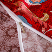 Parure de lit imprimée, avec housse de couette, motif Floral coloré, style bohème, pour lit queen Size, King Size