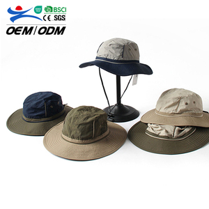 Unisex Outdoor Windproof Polyester Bucket <b>Hat</b> Wide Brim Summer Travel Cycling Fishing Four Seasons Manufacturer - Product Image 1