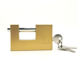 Candado Rectangular de Hierro Sólido Reforzado Antirrobo de Alta Resistencia Samhoo con Llaves - Product Image 4