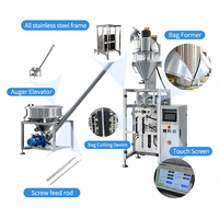 Machine d'emballage de poudre de café directe usine avec système de remplissage à vis sans fin pour la production de détail, solution OEM