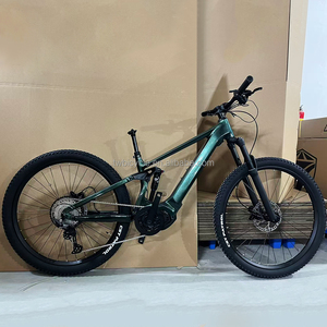 EM6 Bicicletta Elettrica da Montagna a Sospensione Completa 500W M430 Bafang 48V Litio Mid-Drive <span class=keywords><strong>E</strong></span>-Bike 29er Telaio in Alluminio <span class=keywords><strong>E</strong></span>-MTB - Product Image 1
