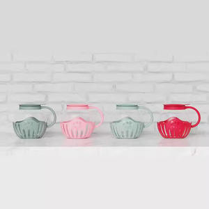 Pop-cornier en verre borosilicate pour micro-ondes Syh345, 3-en-1 avec couvercle en silicone, compatible lave-vaisselle, sans BPA, 2,25 quarts, pour snacks et pop-corn - Product Image 5